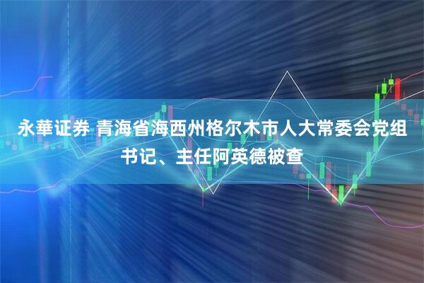 永華证券 青海省海西州格尔木市人大常委会党组书记、主任阿英德被查