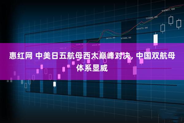 惠红网 中美日五航母西太巅峰对决, 中国双航母体系显威